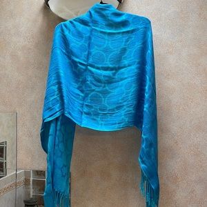 Disney, Mickey Mouse outline scarf with fringed ends